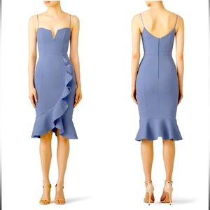 Nickolas Kirkwood💄SALE! Gorgeous Square Neckline MIDI Dress, Size US 4
